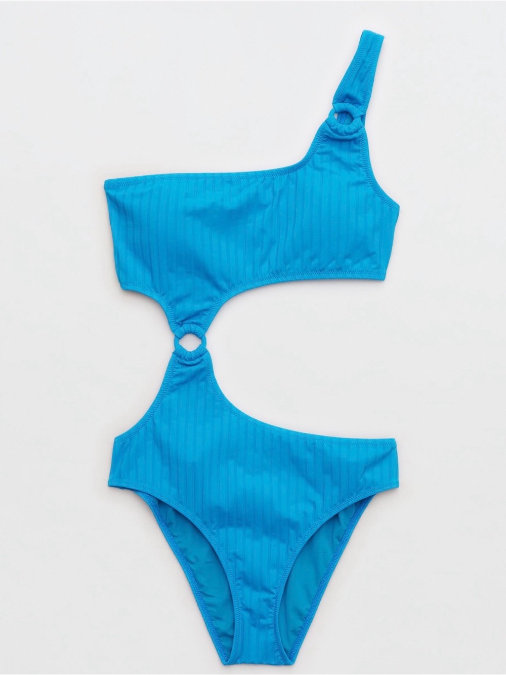 Aerie wide rib cut out shoulder ring one piece
